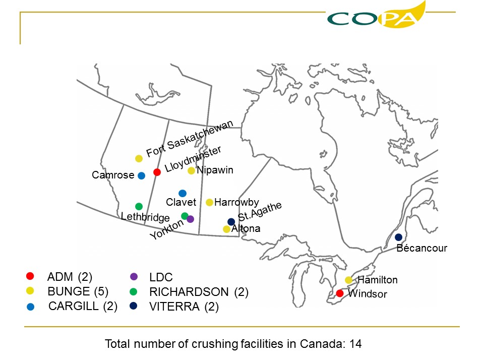 Map of Plant Locations | COPA